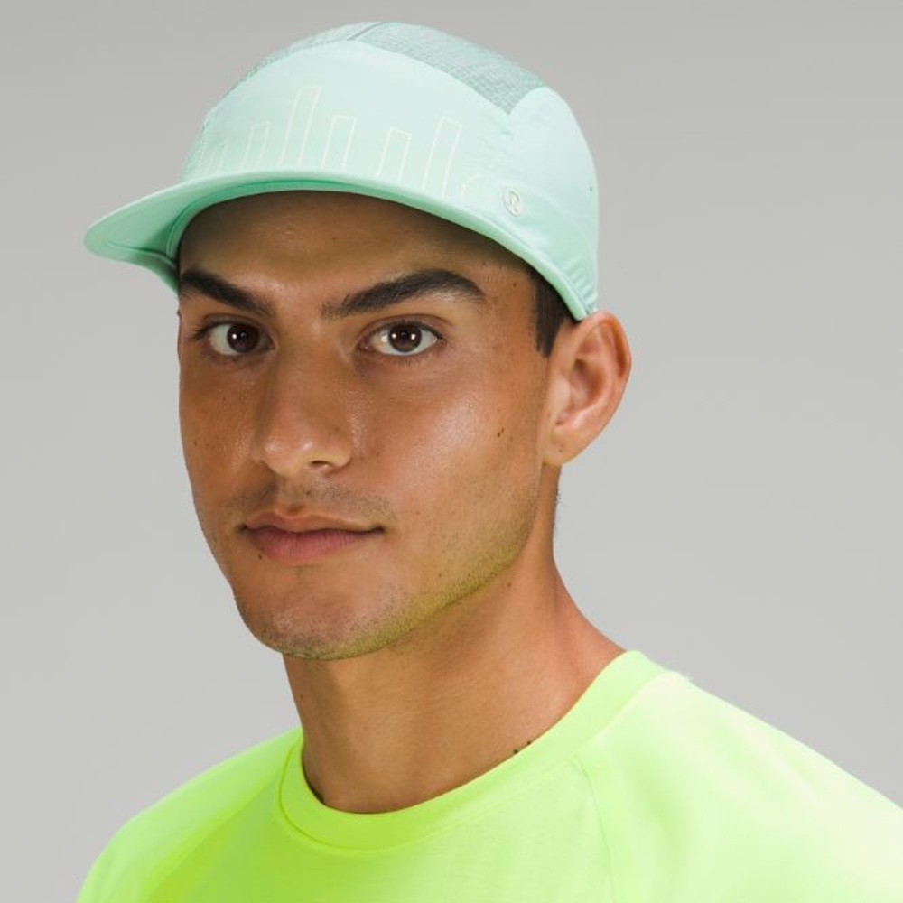 New with Tags!!! Lululemon Drawcord Hiking Cap Wild Mint Green Dewy Tiffany Blue - Picture 5 of 13